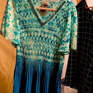 Lovely print with beading on front V